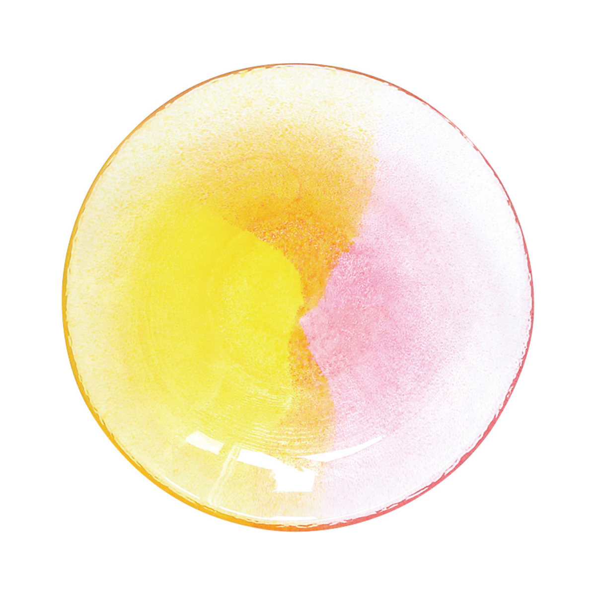 皿 空のいろどり 取皿 ( ガラス 日本製 お皿 プレート 小鉢 器 ボウル 16cm おしゃれ かわいい スイーツ お菓子 デザート フルーツ きれい 空 ガラス製 ) 【夕焼け】 夕焼け