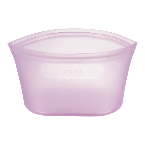 保存袋 ディッシュ L Ziptop ジップトップ シリコン製 ( シリコーンバッグ シリコンバッグ シリコン保管袋 保存容器 シリコン シリコーン エコ 繰り返し ストックバッグ 食品 保存 容器 袋 冷凍保存 湯煎 レンジ 食洗機 BPAフリー ) 【フロスト】 フロスト