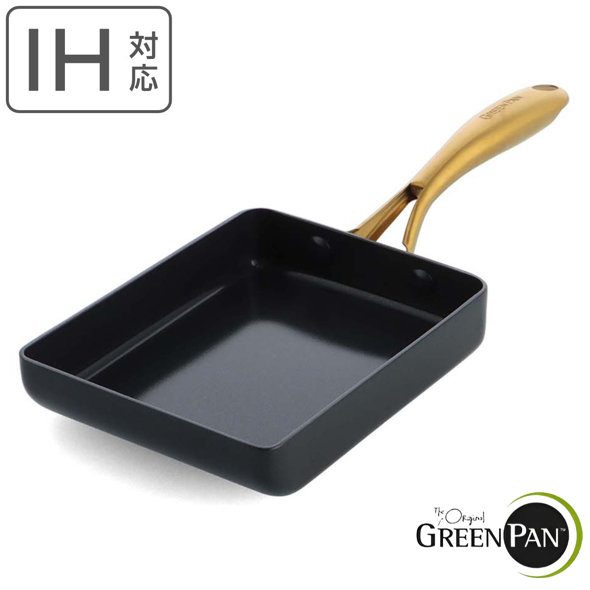 GREEN PAN 玉子焼き器 IH対応 ストゥディオ