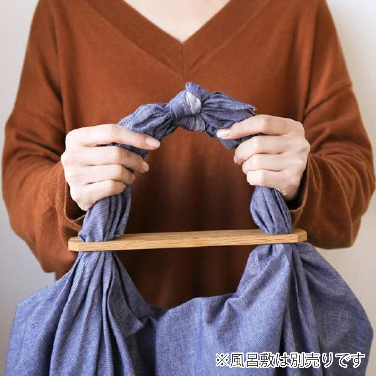 風呂敷パーツ ふろしきパッチン レギュラーサイズ ( むす美 アイデア 簡単 風呂敷バッグ アイディア 便利 グッズ コンパクト 木製 磁石 持ち手 取っ手 部品 パーツ おしゃれ ) 【ブラックウォールナット】 ブラックウォールナット