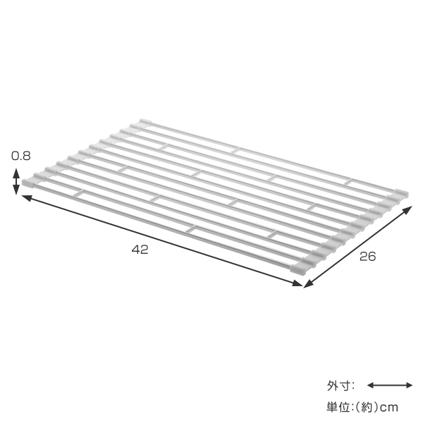 dショッピング |水切りラック 折り畳み水切りラック 奥行42cm S tower タワー 山崎実業 7837 7838 （ 水切りトレー 水切りトレイ  ディッシュラック 水切りマット シンク上 シンクサイド 調理台 折りたたみ 折り畳み式 おしゃれ yamazaki ） 【 ホワイト 】 | カテゴリ  ...