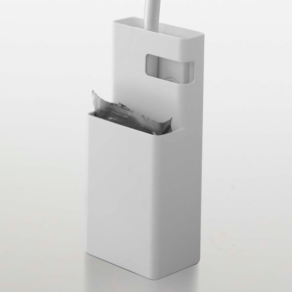 フローリングワイパー スタンド Duo 収納 ( デュオ ワイパー モップ 入れ ケース 床掃除 掃除 そうじ ほこり 汚れ 髪の毛 収納スタンド 収納ケース 拭き掃除 ) 【ホワイト】 ホワイト