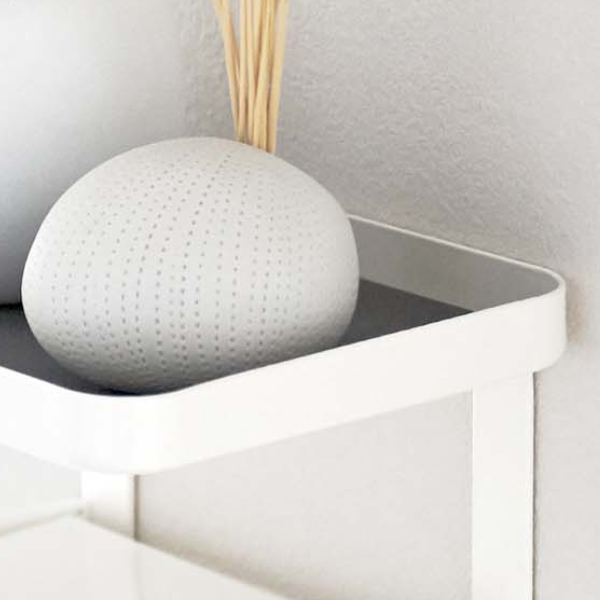 山崎実業 Plate トイレットペーパーホルダー上ラック プレート ( 棚 ラック 小物置き スマホ置き 小物トレー 予備 ストッカー トイレットペーパーホルダー ペーパーホルダー 上 ホルダー上 白 )