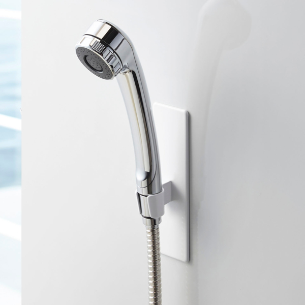 山崎実業 mist マグネットバスルームシャワーフック ミスト ( 4903208042338 シャワー フック シャワーヘッドホルダー 磁石 シャワーホルダー ホルダー 浴室 スポンジ 泡立てネット 壁面 )