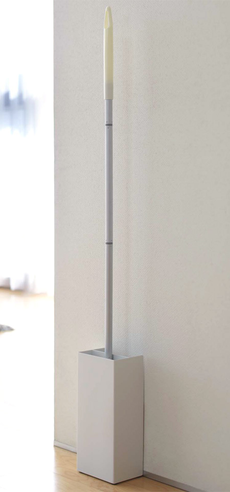 山崎実業 Plate フローリングワイパースタンド プレート ( 4903208078603 プレートシリーズ フローリングワイパー 収納 フローリングシート 収納ボックス お掃除シート )