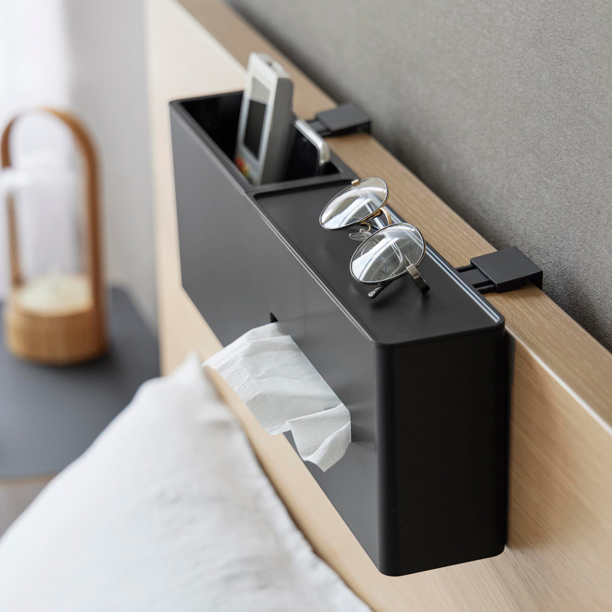 山崎実業 tower 引っ掛けティッシュケース&ダストボックス タワー ( 4903208014588 タワーシリーズ 引っ掛け ティッシュケース&ダストボックス ティッシュケース ダストボックス ティッシュペーパー ) 【ブラック】 ブラック