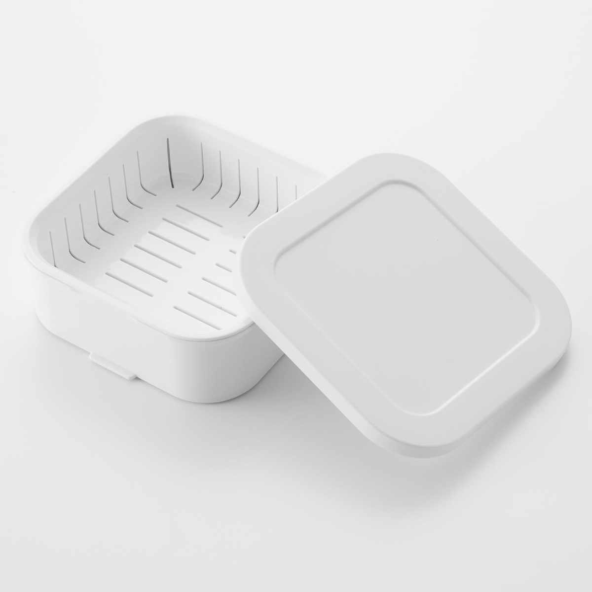 山崎実業 tower 温まりやすい立つ冷凍ごはん容器 タワー 一膳 2個組 ( 4903208014717 タワーシリーズ 冷凍ごはん 容器 2個 電子レンジ対応 温まりやすい 冷凍ご飯容器 冷凍保存 冷凍 べたつかない ) 【ホワイト】 ホワイト