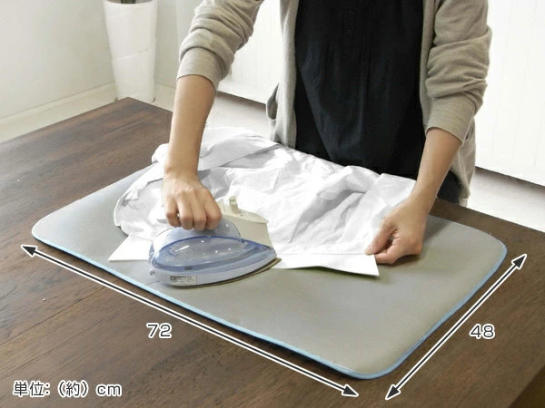 山崎実業 アイロンマットアルミ ( 4903208016490 プレスマット アイロン掛け シート 収納 折りたたみ アイロン台 便利グッズ コンパクト )