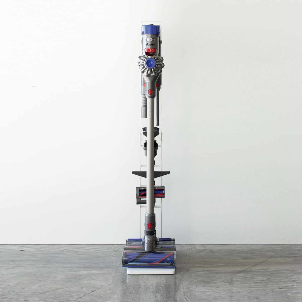 山崎実業 tower コードレスクリーナースタンド タワー ( 4903208035408 タワーシリーズ クリーナースタンド 掃除機スタンド ツールスタンド 掃除機 収納 縦型掃除機スタンド コードレス掃除機スタンド ) 【ホワイト】 ホワイト