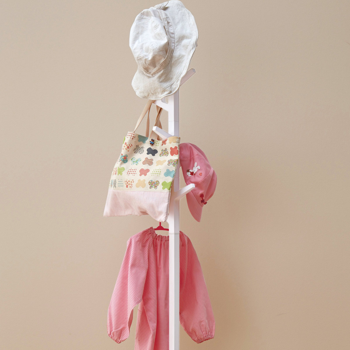 山崎実業 ポールハンガー ブランチ ( 4903208070669 ハンガーラック スリム コートハンガー ハンガーポール ラック スリムラック コートツリー 洋服掛け コート掛け カバン 鞄 帽子 収納 ) 【ブラウン】 ブラウン