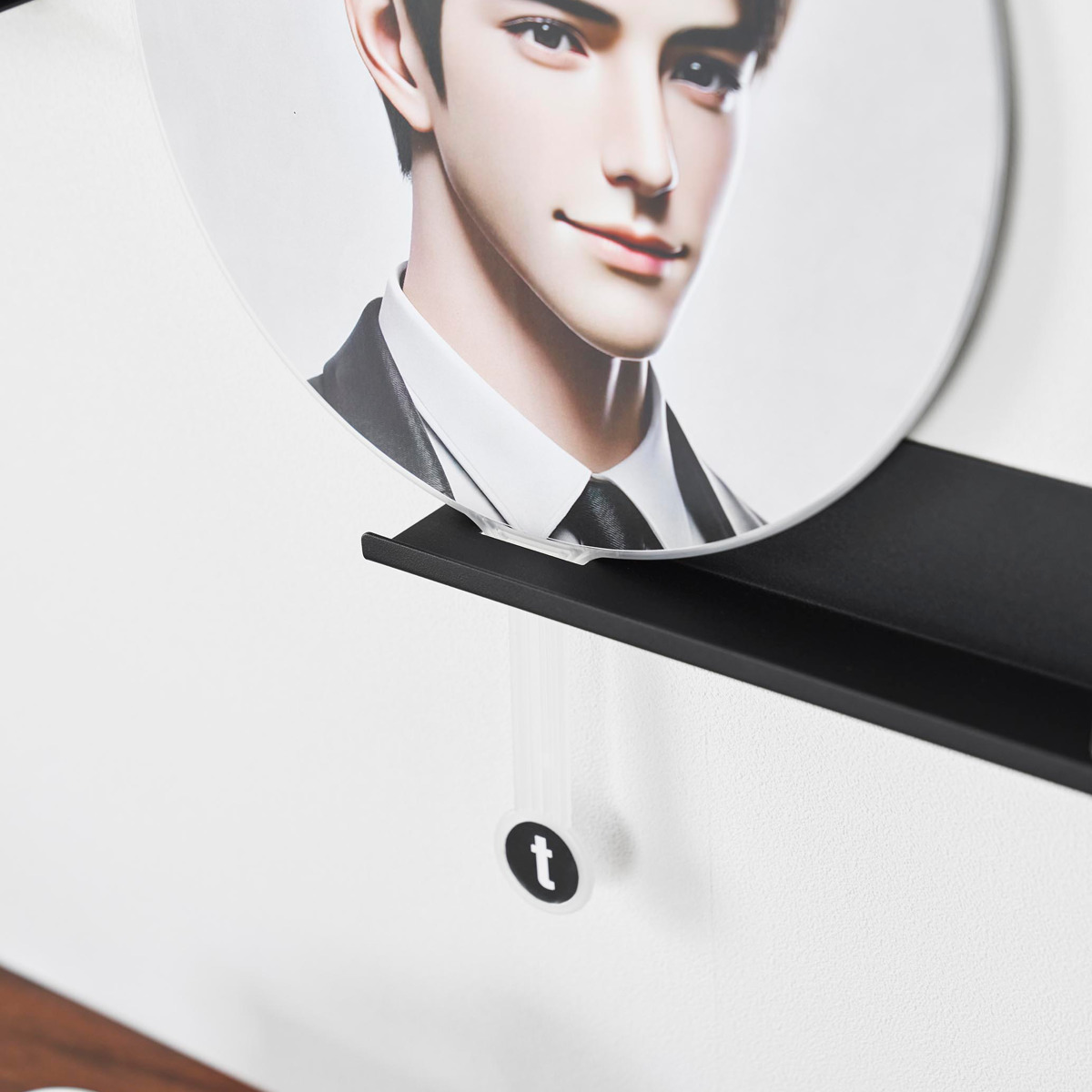 山崎実業 tower ウォール推し活ラック タワー 石こうボード壁対応 ( 4903208037440 タワーシリーズ ウォールラック ラック 推し活ラック ディスプレイ ウォール 壁面収納 収納 壁面 壁付け 棚 シェルフ 壁付け棚 小物置き ) 【ブラック】 ブラック