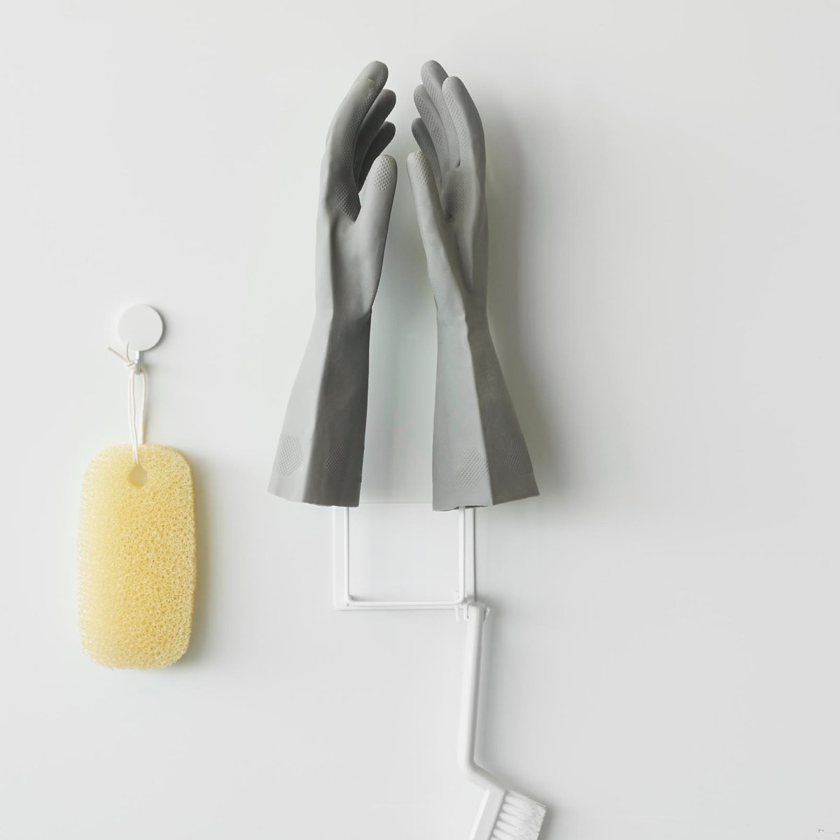 山崎実業 tower マグネットグローブホルダー タワー ( 4903208015226 タワーシリーズ マグネット グローブホルダー ゴム手袋ホルダー グローブ ゴム手袋 マグネット式 磁石 ゴム手袋収納 ゴム手袋ハンガー ) 【ブラック】 ブラック