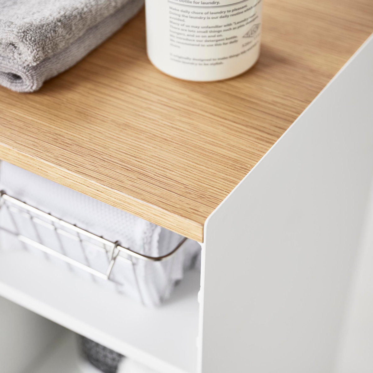 山崎実業 tower 隠せるテレワークワゴン タワー ( 4903208014243 タワーシリーズ テレワークワゴン ワゴン 隠せるワゴン テレワーク キャスター付きワゴン キャスター付き 隠す収納 収納 コンパクト ) 【ブラック】 ブラック