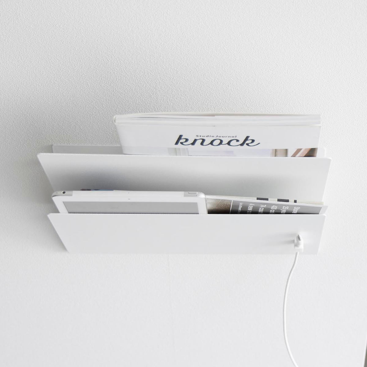 山崎実業 tower ウォール縦横連結プリント収納ラック タワー 石こうボード壁対応 2個組 ( 4903208013437 タワーシリーズ 縦横連結 2個 プリント収納 ラック 石膏ボード 石こうボード 壁面 レターケース ) 【ブラック】 ブラック