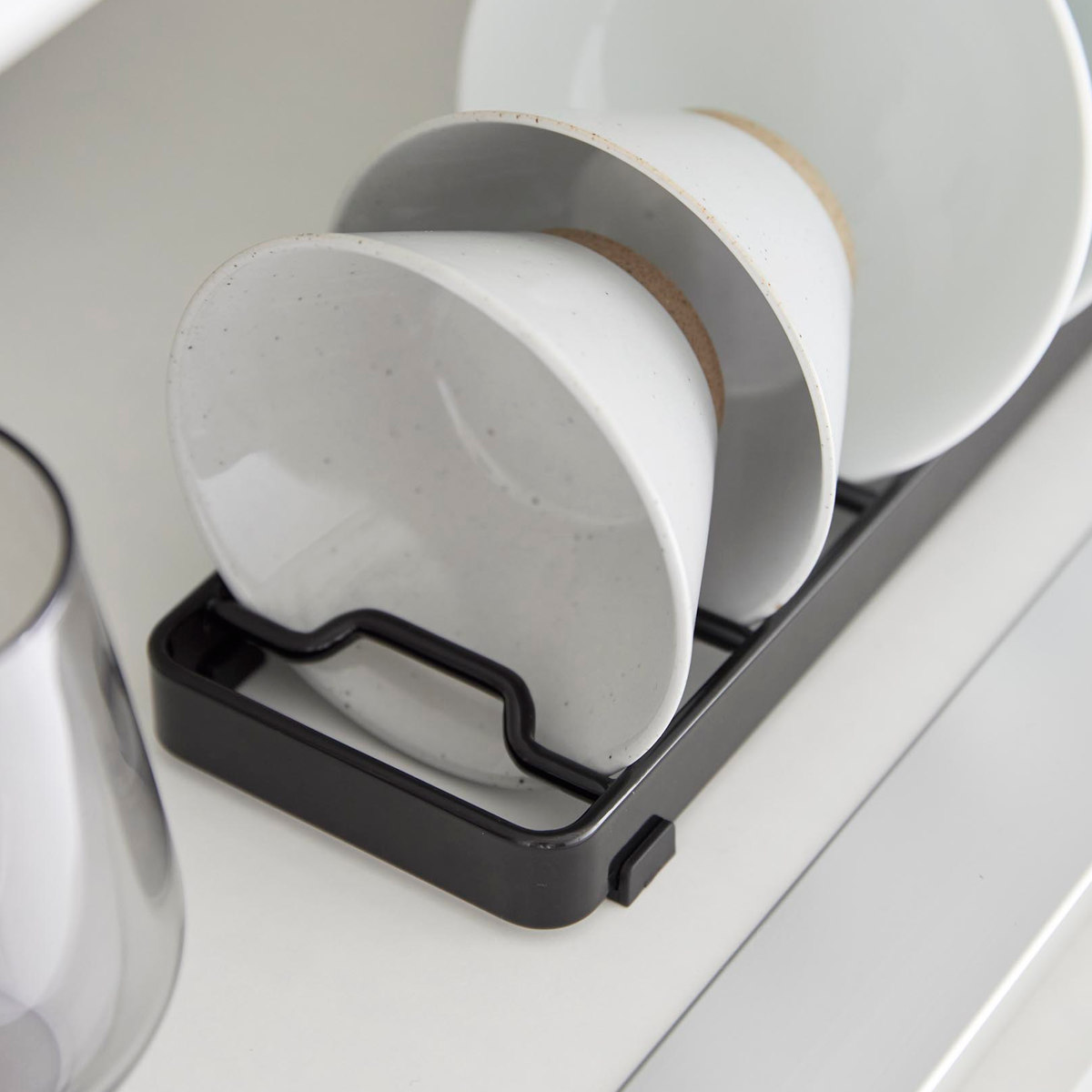 山崎実業 tower お椀スタンド タワー S ( 4903208013710 タワーシリーズ お椀 スタンド 椀 お茶椀 サラダボウル 省スペース シリコンクッション 食器 ラック 収納 食器立て 食器棚収納 ) 【ホワイト】 ホワイト