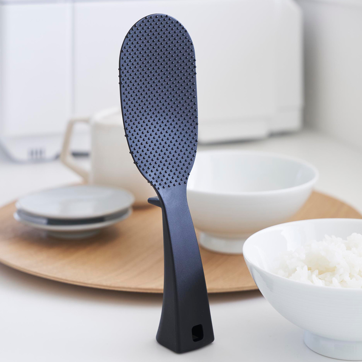 山崎実業 tower 立って置けるしゃもじ タワー スリム ( 4903208047586 タワーシリーズ しゃもじ 立つ 食洗機対応 立つしゃもじ シャモジ 杓文字 立つ杓文字 立つシャモジ 自立しゃもじ 食器洗い乾燥機 食器洗い乾燥機対応 置く ) 【ホワイト】 ホワイト