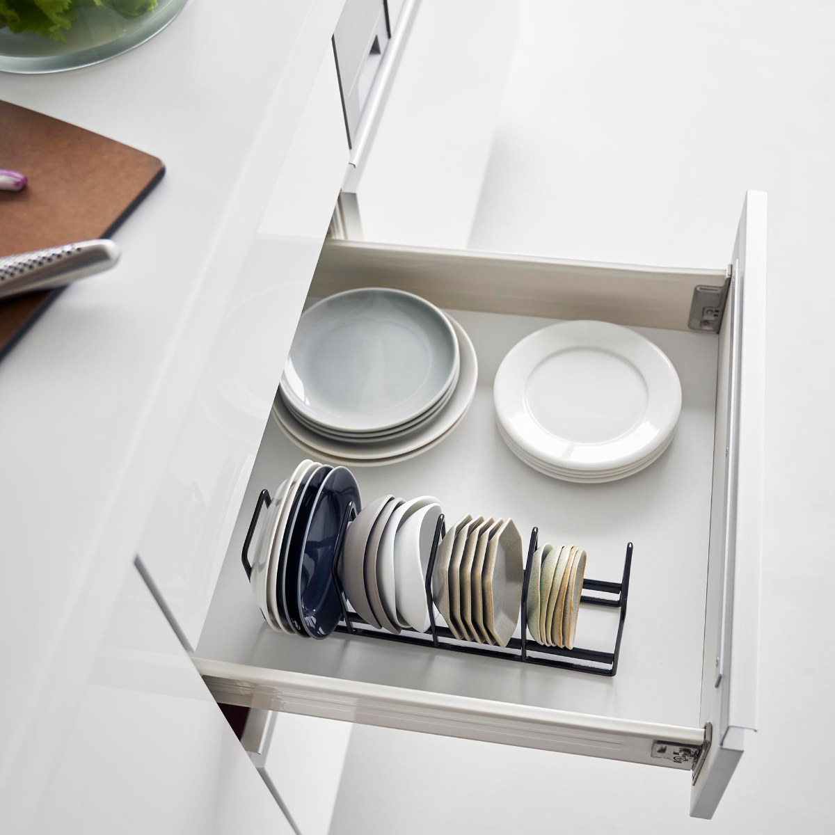 山崎実業 tower 豆皿収納ラック タワー ( 4903208013956 タワーシリーズ 豆皿 収納ラック 豆皿収納 お皿 スタンド 皿スタンド プレートスタンド 省スペース ディッシュ ラック 収納 食器 皿 食器立て 食器棚収納 プレート ) 【ホワイト】 ホワイト