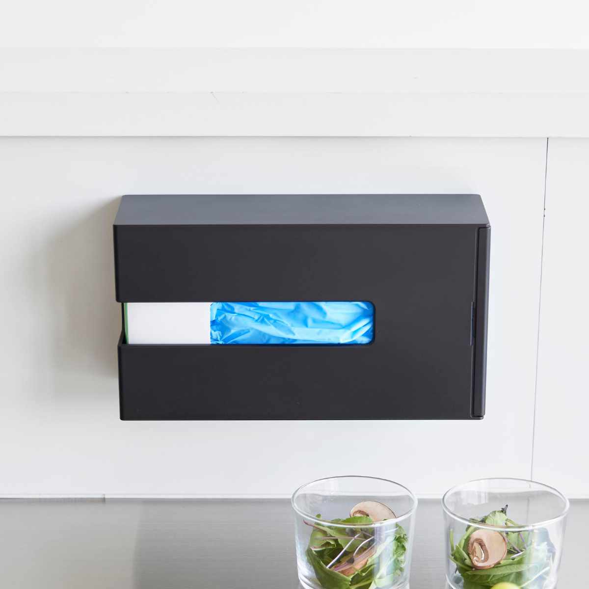 山崎実業 tower マグネット使い捨て手袋ホルダー タワー ( 4903208013796 タワーシリーズ 使い捨て手袋ホルダー マグネット ホルダー 使い捨て手袋 使い捨て手袋収納 収納 ストッカー コンパクト ) 【ホワイト】 ホワイト