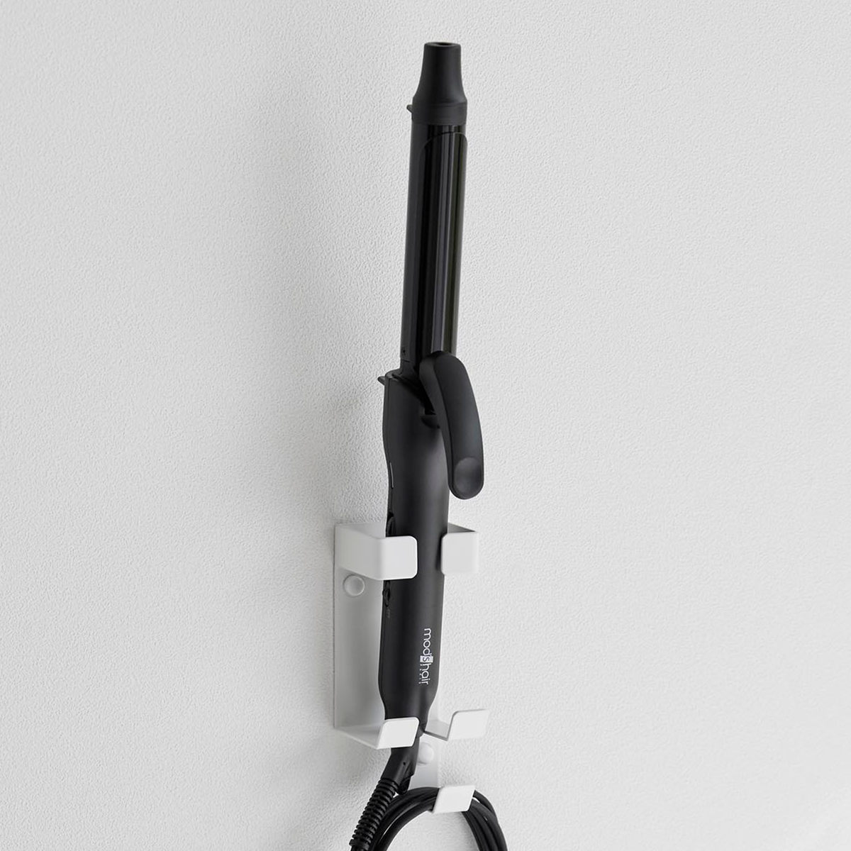 山崎実業 tower ウォールヘアーアイロンホルダー タワー 石こうボード壁対応 ( 4903208013451 タワーシリーズ ヘアーアイロンホルダー 石こうボード壁 壁面 ヘアアイロン ヘアアイロンホルダー ) 【ブラック】 ブラック