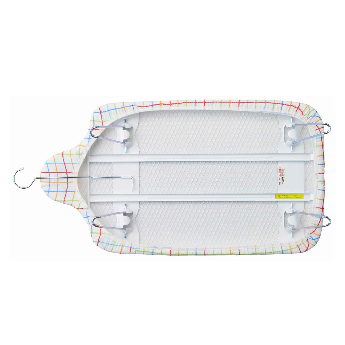 山崎実業 軽量人体型アイロン台フック付き レインボー ( 4903208078047 アイロン台 人体型 アイロンボード 脚付き 収納 コンパクト 折りたたみ アイロン掛け 作業台 )