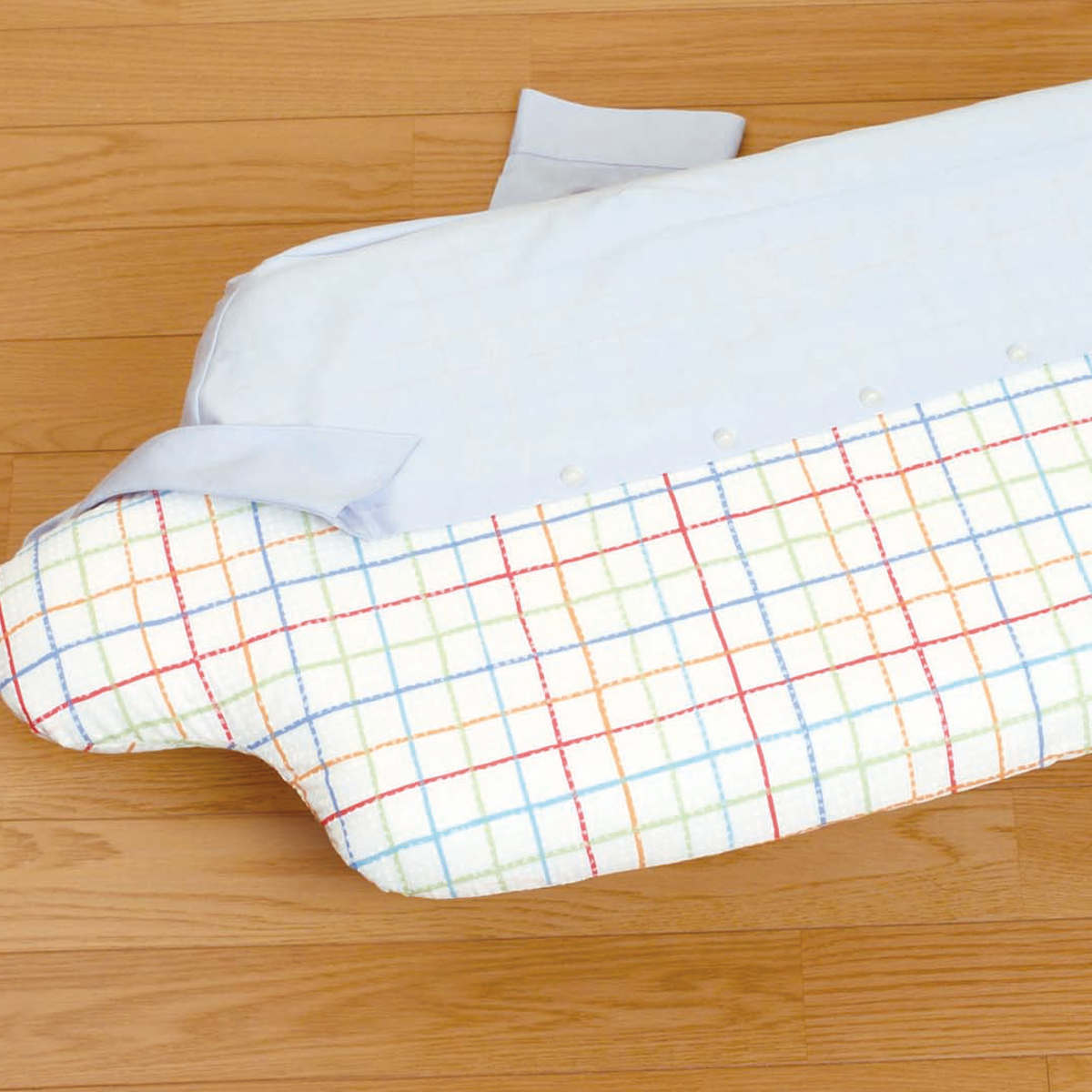 山崎実業 軽量人体型アイロン台フック付き レインボー ( 4903208078047 アイロン台 人体型 アイロンボード 脚付き 収納 コンパクト 折りたたみ アイロン掛け 作業台 )