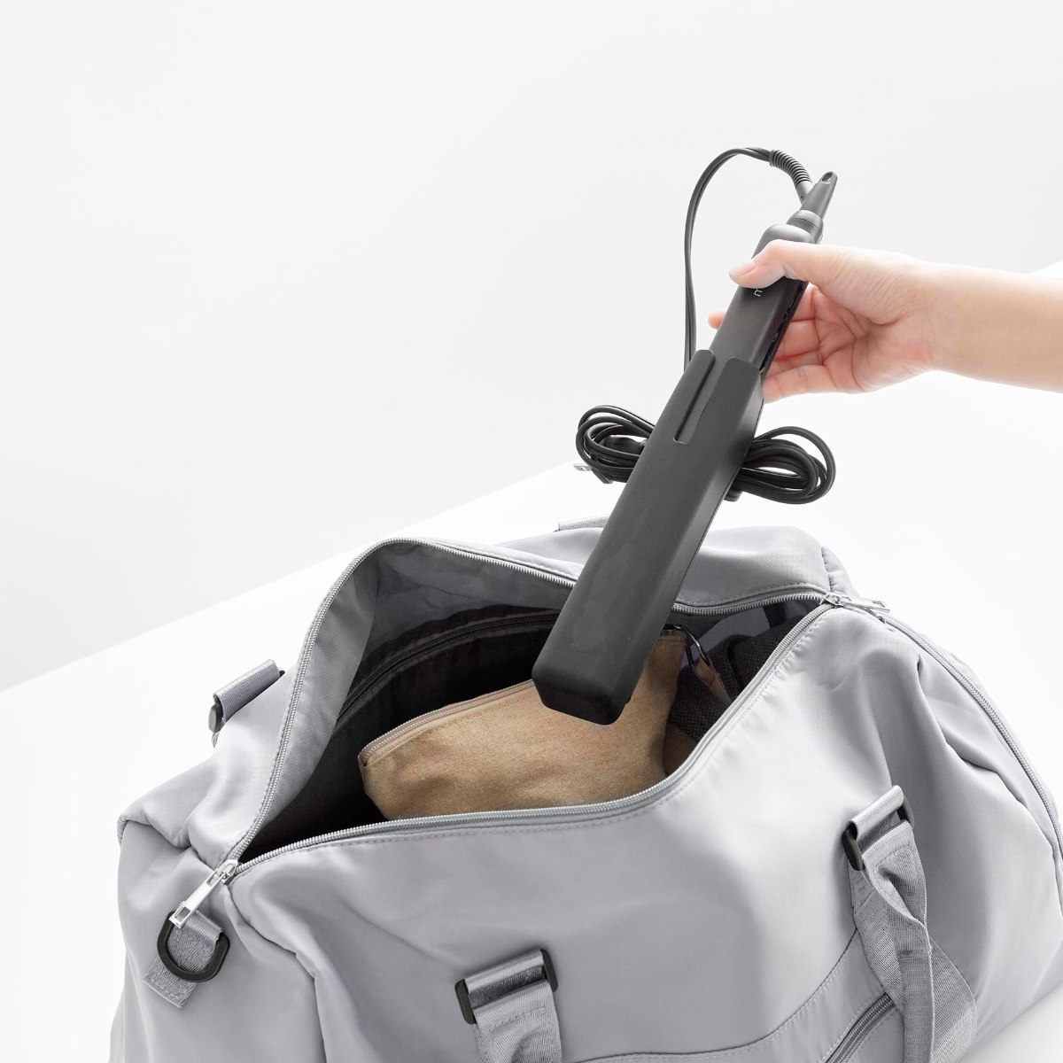 山崎実業 Beautes シリコーンヘアーアイロンカバー ボーテス L ( 4903208052986 ボーテスシリーズ シリコーンカバー ヘアーアイロンカバー ヘアアイロン ストレート カール コテ シリコンカバー シリコーン へアイロンカバー ) 【ブラック】 ブラック