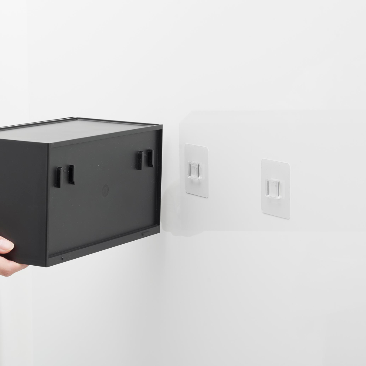 山崎実業 tower フィルムフックペーパータオルディスペンサー タワー ( 4903208013772 タワーシリーズ ペーパータオルディスペンサー フィルムフック ペーパータオルケース ペーパータオルホルダー ) 【ブラック】 ブラック