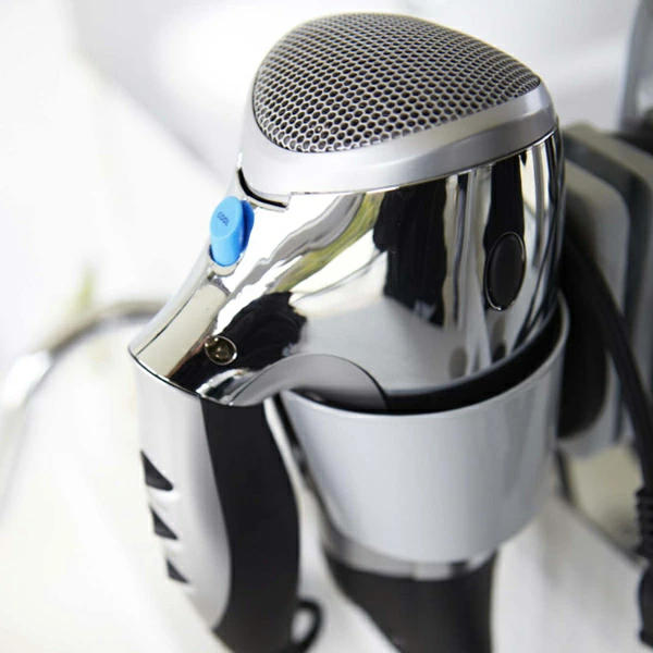 山崎実業 ウォールドライヤーホルダー ボーテス ( 4903208075848 ドライヤー収納 ドライヤー 収納 ホルダー 吸盤 鏡 ミラー ドライヤー置き ドライヤースタンド コード収納 洗面台 収納グッズ )