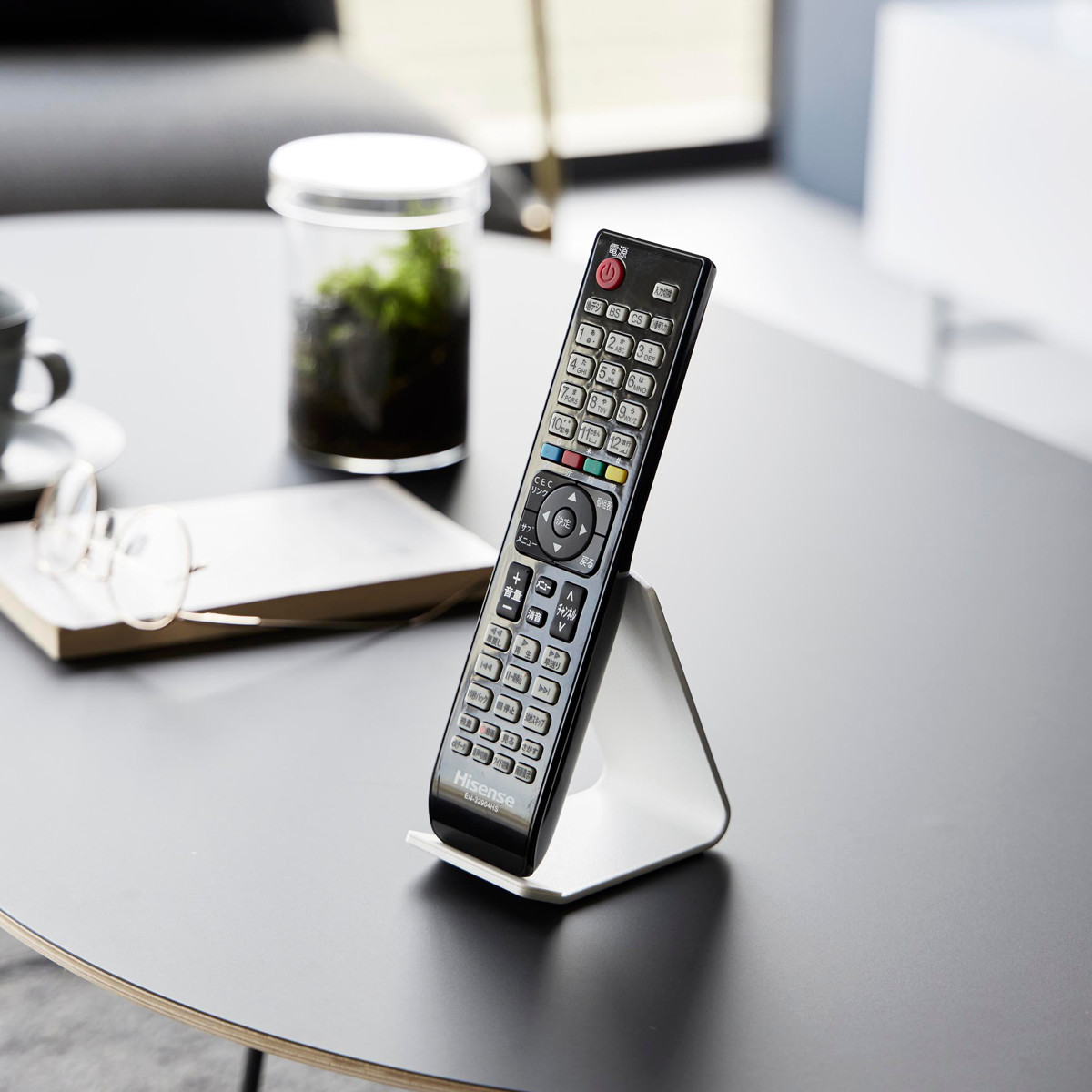 山崎実業 tower リモコンスタンド タワー ( 4903208100908 タワーシリーズ リモコン スタンド スマホスタンド 収納 スチール製 リモコン立て シンプル ディスプレイ ディスプレイ収納 ) 【ホワイト】 ホワイト