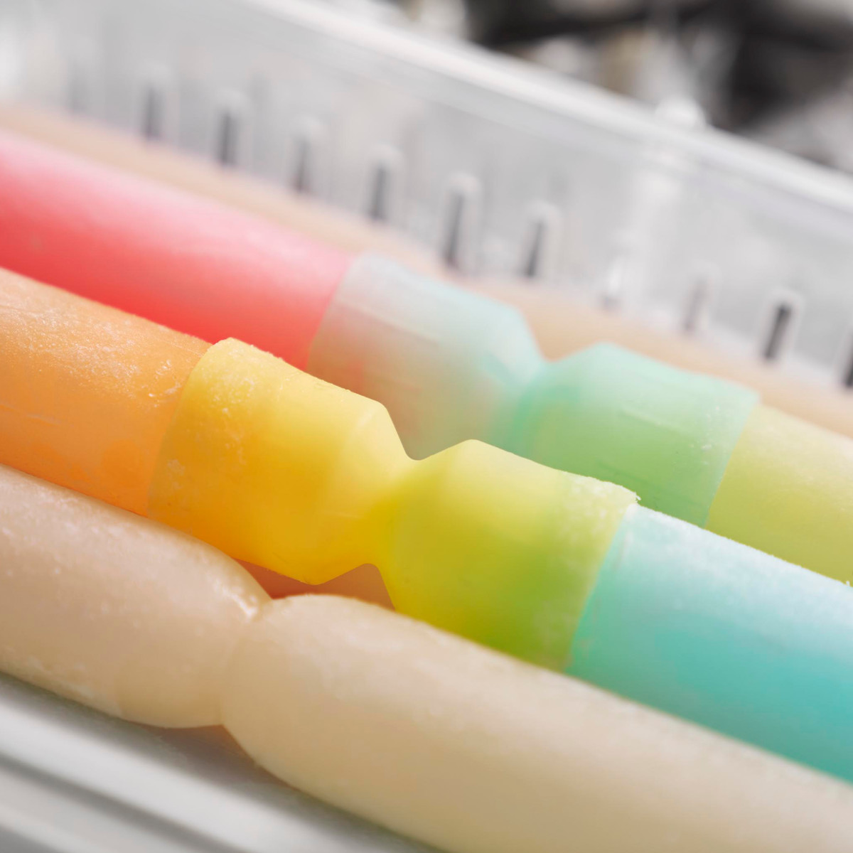 山崎実業 シリコーン折るポリジュースアイスカバー シャーベット 2色セット イエロー&ブルー ( 4903208101646 折るポリジュース 食洗機対応 シリコーン アイスカバー 2色 イエローとブルー セット 2色入り イエロー ブルー )