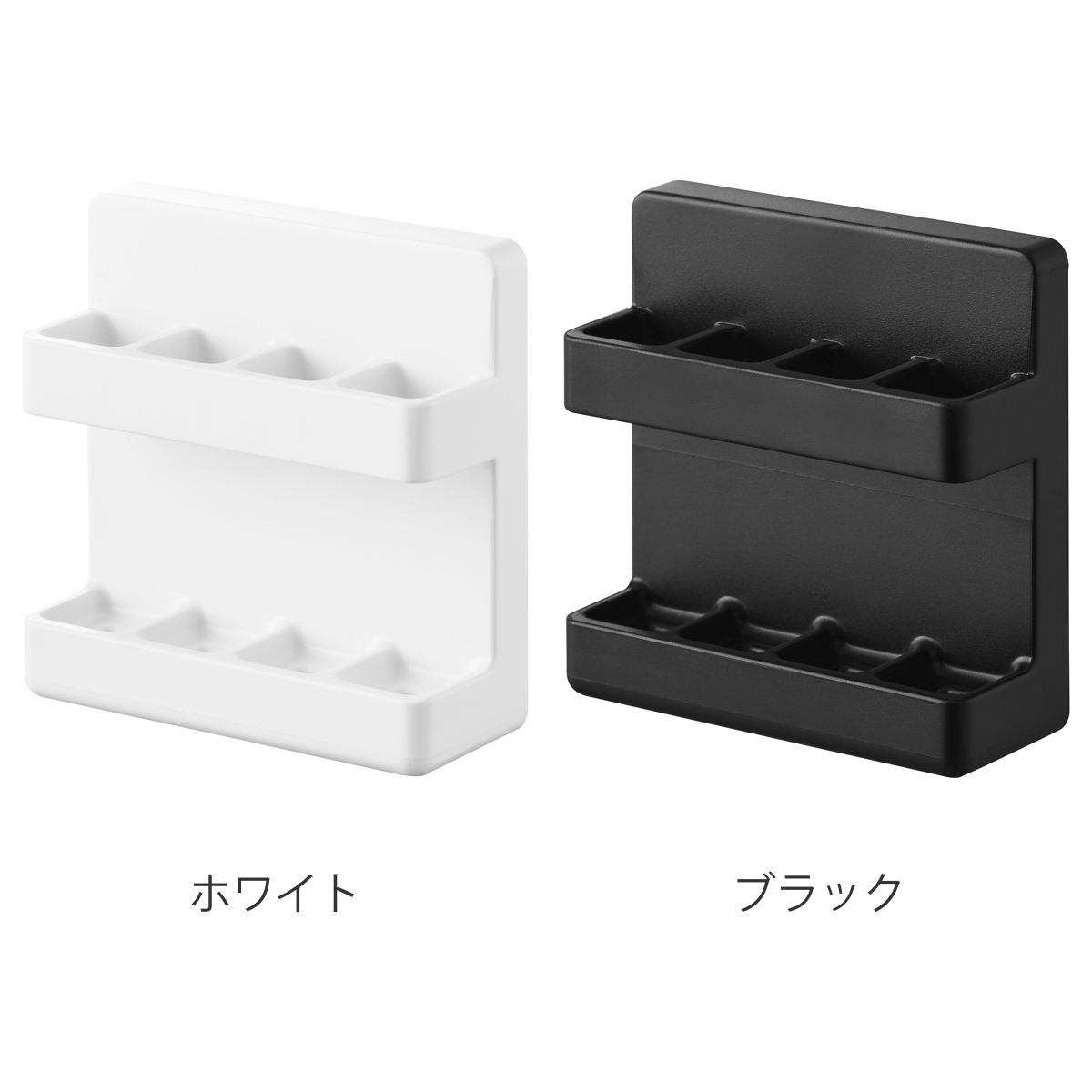 山崎実業 tower フィルムフック歯間ブラシホルダー タワー ( 4903208100212 タワーシリーズ 歯間ブラシホルダー フィルムフック 歯間ブラシ 収納 歯磨き用品収納 歯間ブラシ収納 浮かせる収納 浮かせて収納 ) 【ブラック】 ブラック