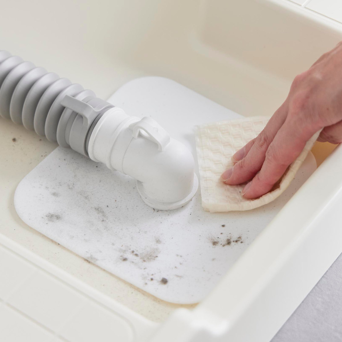 山崎実業 plate 洗濯機排水トラップホコリ防止カバー プレート 3個セット ( 4903208014236 プレートシリーズ 排水トラップ ホコリ防止カバー ホコリ防止 カバー 洗濯機排水カバー トラップカバー 洗濯機 洗濯機排水トラップ 3個 )