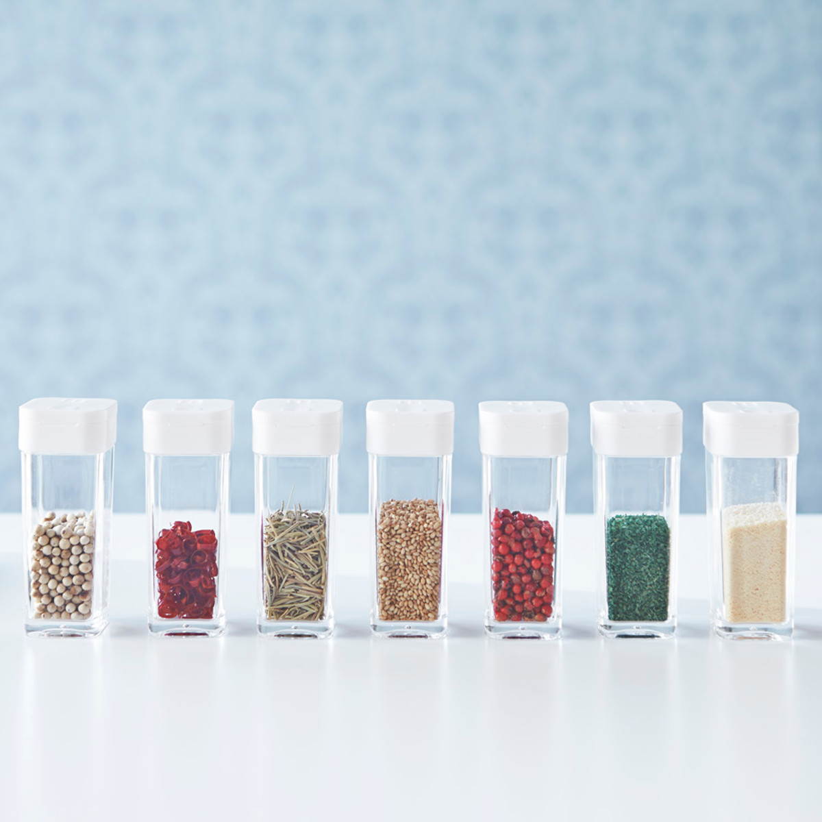 山崎実業 AQUA スパイスボトル アクア ( 4903208028806 アクアシリーズ 調味料入れ 調味料ボトル 調味料容器 スパイス ボトル 片手 スライド 調味料 容器 保存 )