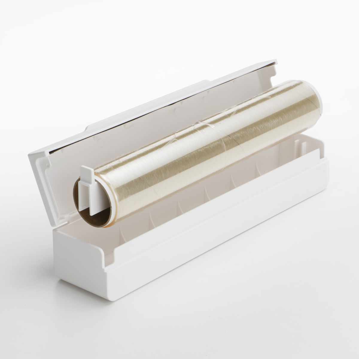 山崎実業 AQUA マグネット ラップケース S アクア ホワイト ( 4903208032391 アクアシリーズ ラップケースS ラップホルダー ラップ収納 ラップ立て ラップ置き ラップスタンド キッチン収納 磁石 )