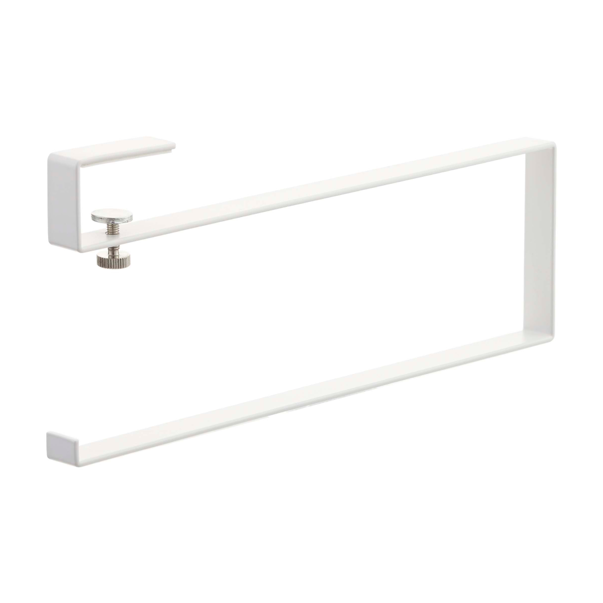 山崎実業 Plate 戸棚下キッチンペーパーホルダー プレート ホワイト ( 4903208024402 プレートシリーズ キッチンペーパーホルダー 戸棚下 ペーパーホルダー ロールペーパー タオルハンガー 差し込み 吊り戸棚 吊戸棚 )