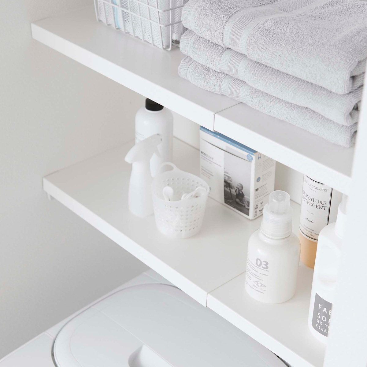 山崎実業 Plate 伸縮 つっぱり棒用棚板 プレート S ( 4903208053242 プレートシリーズ つっぱり棒用 棚板 伸縮棚板 突っ張り棒 棚 板 収納 突っ張り棚 つっぱり棚 収納棚 ラック 伸縮式 )