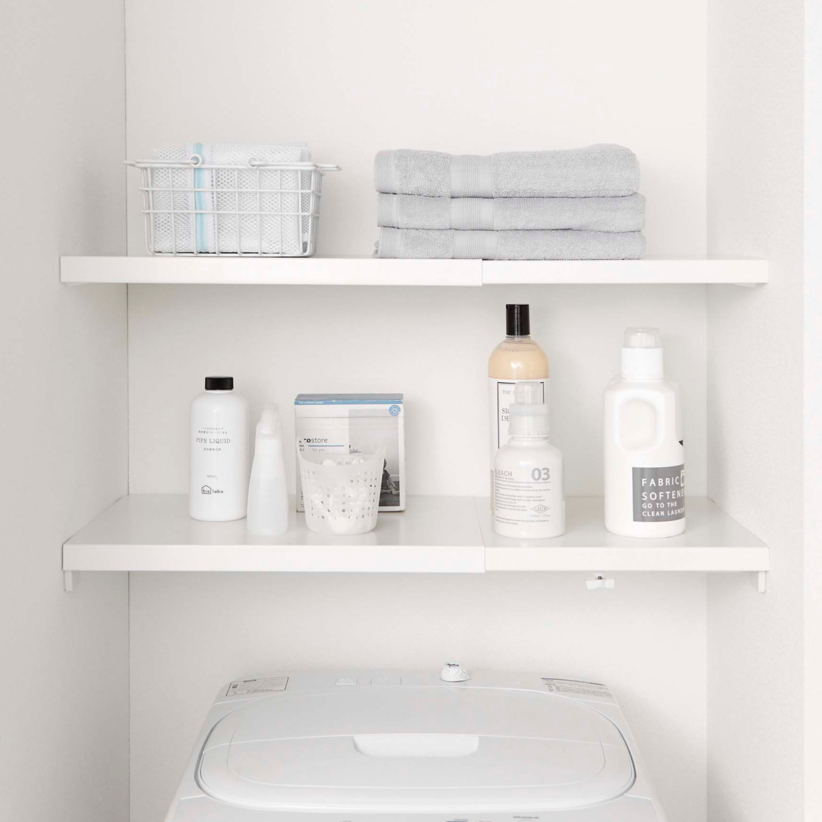 山崎実業 Plate 伸縮 つっぱり棒用棚板 プレート S ( 4903208053242 プレートシリーズ つっぱり棒用 棚板 伸縮棚板 突っ張り棒 棚 板 収納 突っ張り棚 つっぱり棚 収納棚 ラック 伸縮式 )