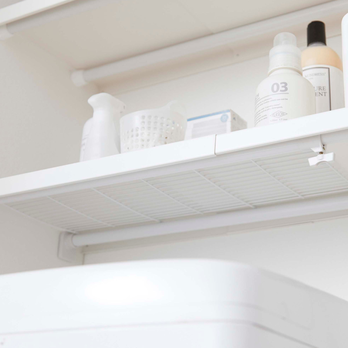 山崎実業 Plate 伸縮 つっぱり棒用棚板 プレート S ( 4903208053242 プレートシリーズ つっぱり棒用 棚板 伸縮棚板 突っ張り棒 棚 板 収納 突っ張り棚 つっぱり棚 収納棚 ラック 伸縮式 )