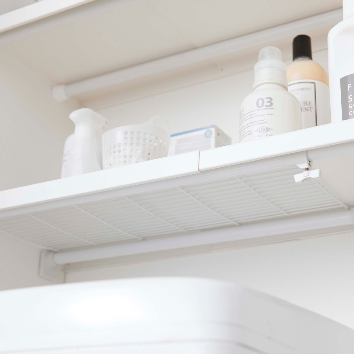 山崎実業 Plate 伸縮 つっぱり棒用棚板 プレート L ( 4903208053259 プレートシリーズ つっぱり棒用 棚板 伸縮棚板 突っ張り棒 棚 板 収納 突っ張り棚 つっぱり棚 収納棚 ラック 伸縮式 )