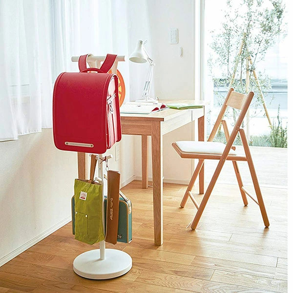 山崎実業 smart ランドセルスタンド スマート ( 4903208034944 ランドセル 収納 スタンド コンパクト ランドセル収納 帽子 カバン 幼稚園カバン 制服 子供用 スリム シンプル ) 【ホワイト】 ホワイト