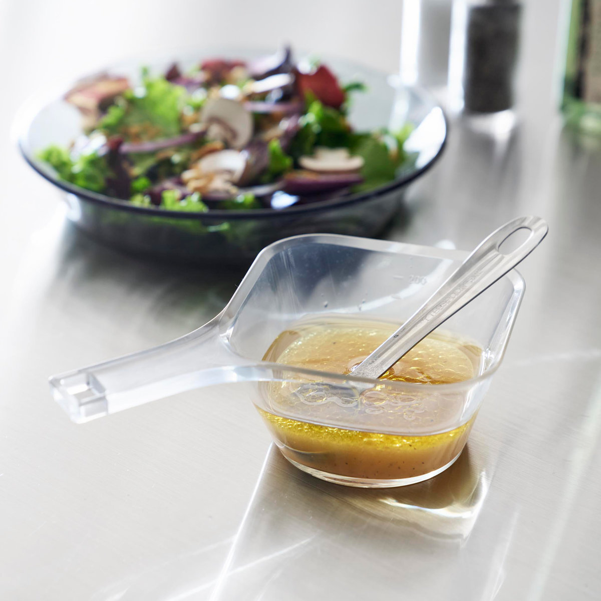 山崎実業 tower 電子レンジ対応洗いやすいハンドル付き下ごしらえボウル タワー S クリア ( 4903208101295 タワーシリーズ 下ごしらえボウル ハンドル付き ハンドル付きボウル 透明 ボウル 洗いやすい )