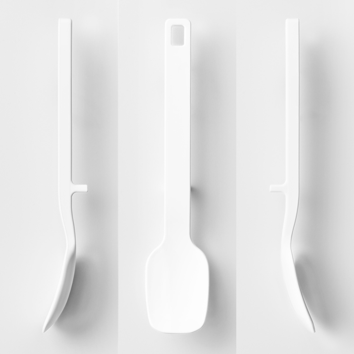 山崎実業 tower シリコーンスプーン タワー S ( 4903208100458 タワーシリーズ シリコンスプーン シリコン製スプーン 小さめ 食洗機対応 ジャムスプーン シリコーン ヘラ状 直置きにならない 先端が浮く ) 【ブラック】 ブラック