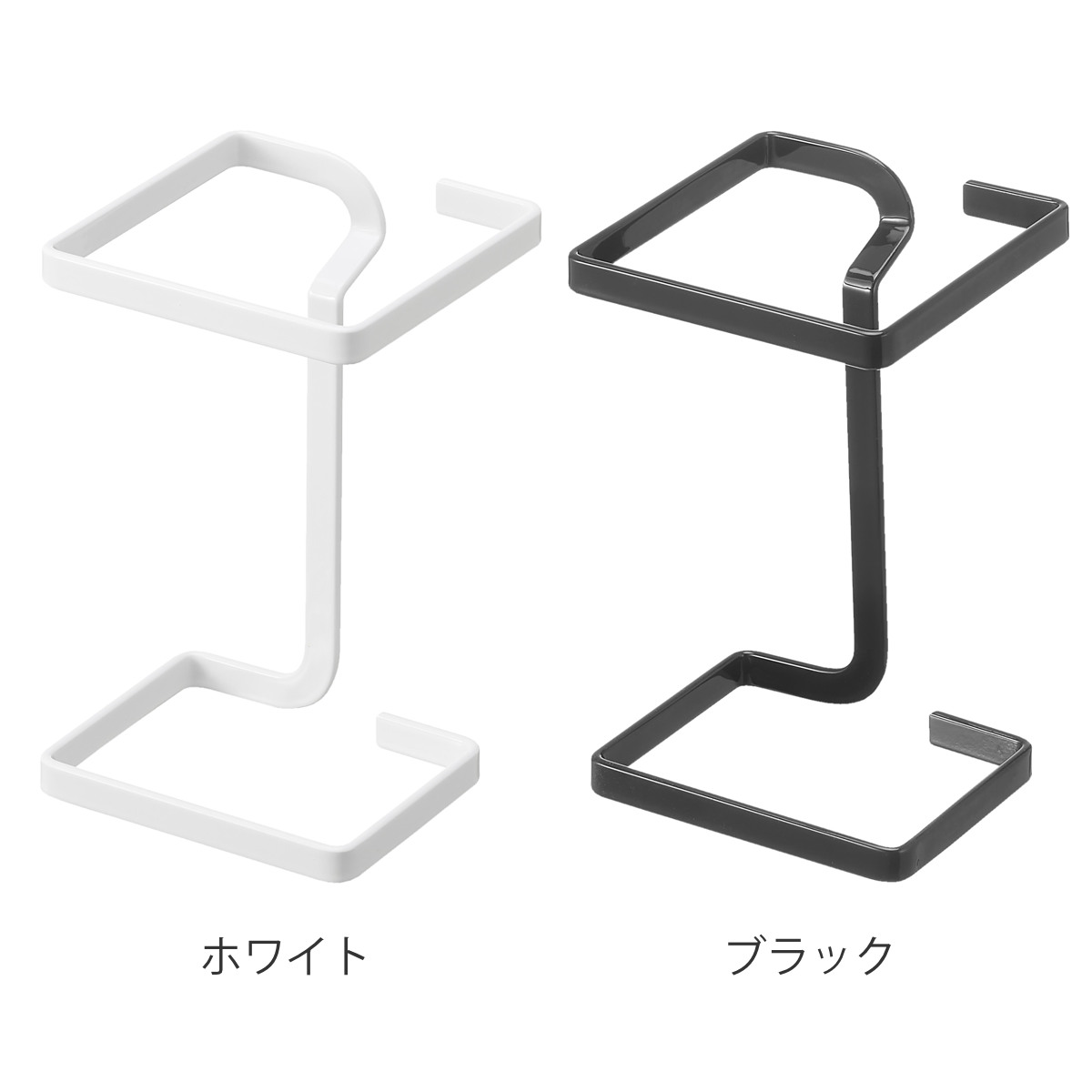 山崎実業 tower コーナーに置ける水切りネットホルダー タワー スクエア ( 4903208102056 タワーシリーズ 水切りネットホルダー 四角 コーナーに置ける 水切りネット ホルダー コーナー コンパクト シンク コーナーラック ) 【ホワイト】 ホワイト