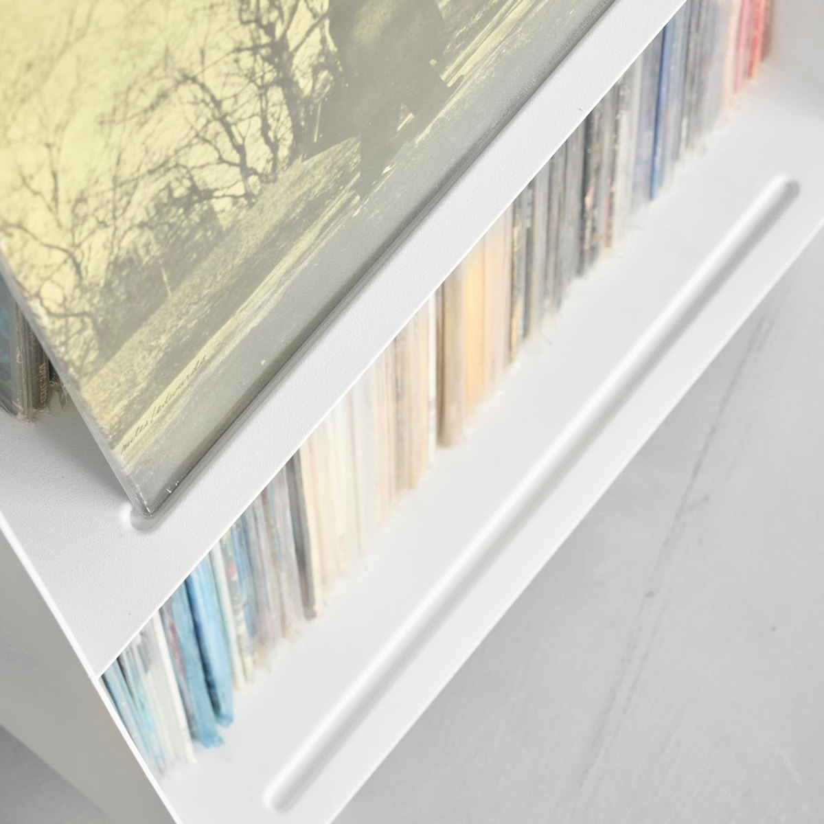 山崎実業 tower レコードラック タワー ( 4903208102292 タワーシリーズ ラック レコード 収納 ディスプレイラック 棚 スチール製 キャスター付き 飾り棚 見せる収納 飾る レコードプレーヤー 大容量 ) 【ブラック】 ブラック