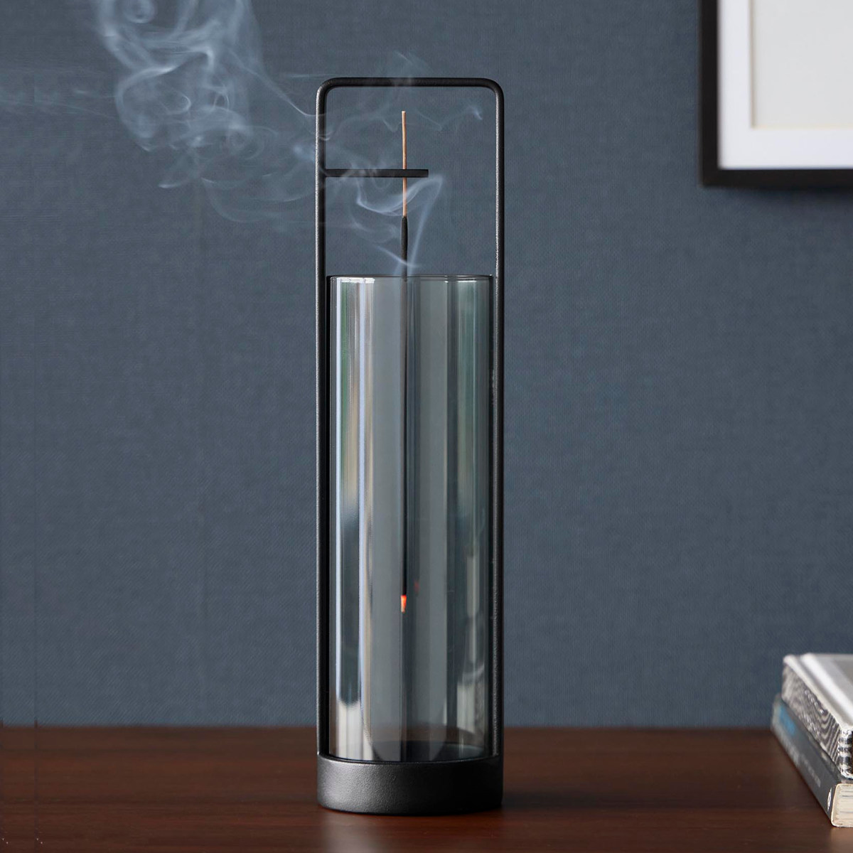 山崎実業 tower お香スタンド タワー 灰飛び防止カバー付き ( 4903208100137 タワーシリーズ お香立て インセンスホルダー 吊り下げ型 スタンド 線香立て 香立て 香炉 香 灰飛び防止 お香 インセンス ) 【ホワイト】 ホワイト