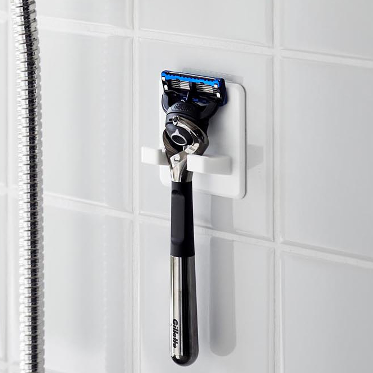 山崎実業 tower シリコーン吸盤シェーバーホルダー タワー ( 4903208103008 タワーシリーズ シリコーン吸盤 シェーバーホルダー シェーバー ホルダー シリコーン 吸盤 フック 吸着 掛け 小物 浮かせて収納 浮かせる収納 ) 【ブラック】 ブラック