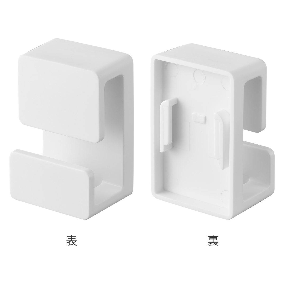 山崎実業 MIST フィルムフック湯おけホルダー ミスト ( 4903208102810 ミストシリーズ 湯おけホルダー 手おけホルダー フィルムフック 壁掛けフック 収納ラック バスラック 風呂 浴室 壁面収納 壁面 浮かせる収納 浮かせて収納 )