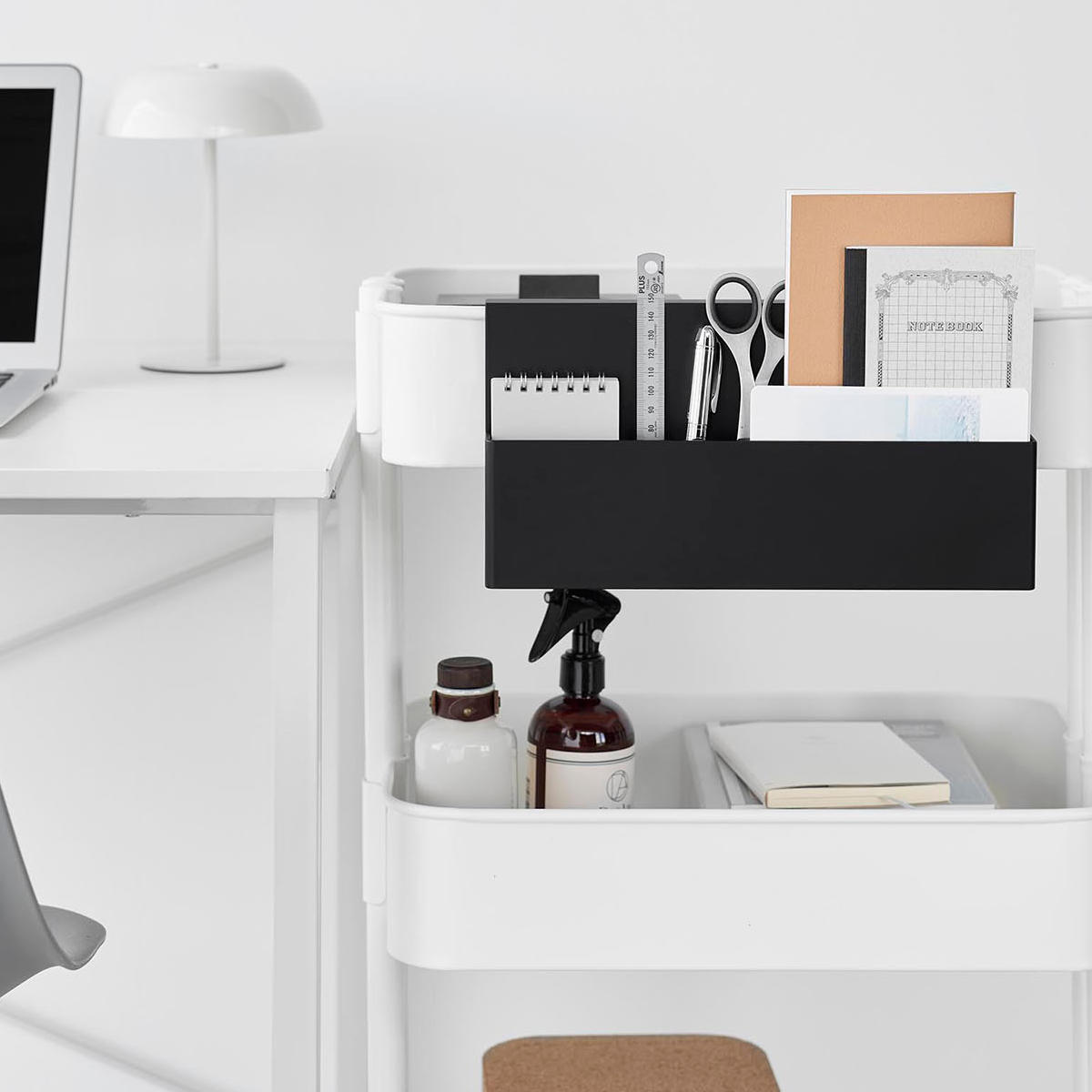 山崎実業 tower 引っ掛け収納ホルダー タワー ( 4903208103855 タワーシリーズ 収納ケース 引っ掛け 収納 浮かせる収納 浮かせて収納 収納ホルダー 小物入れ 小物収納 小物整理 ) 【ブラック】 ブラック