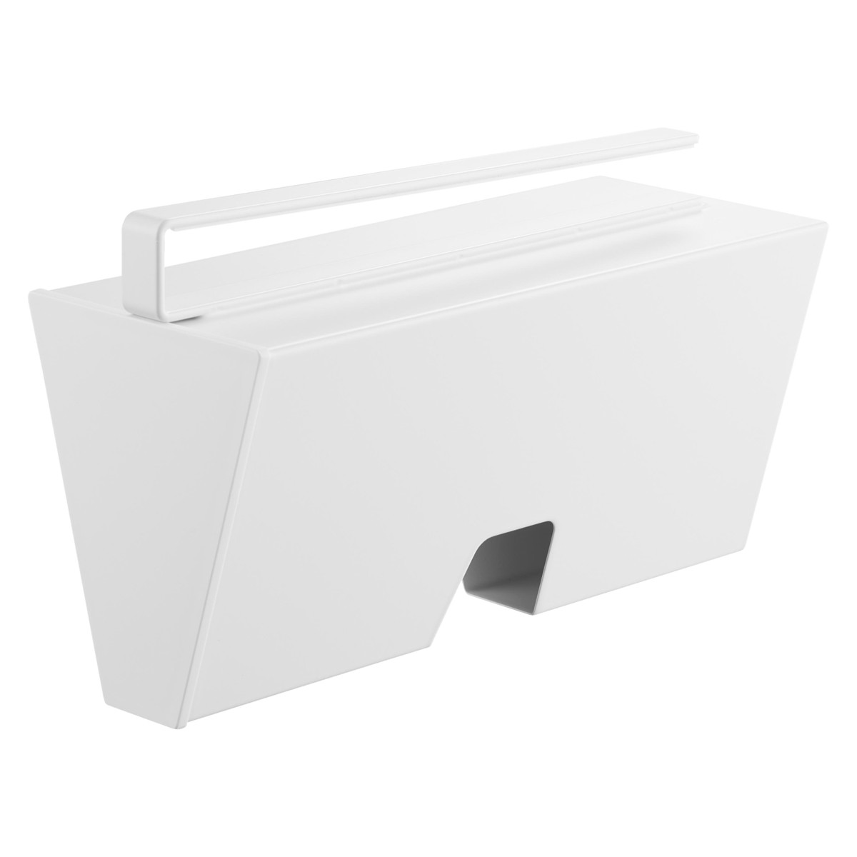 山崎実業 tower 戸棚下プラスチックバッグケース タワー ( 4903208102520 タワーシリーズ プラスチックバッグケース 収納ケース 収納 戸棚下 プラスチック バッグケース アイラップ アイラップケース ) 【ブラック】 ブラック