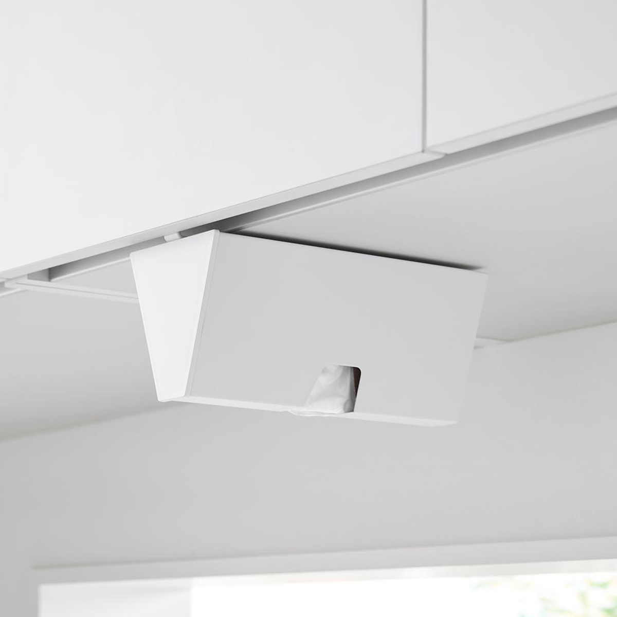 山崎実業 tower 戸棚下プラスチックバッグケース タワー ( 4903208102520 タワーシリーズ プラスチックバッグケース 収納ケース 収納 戸棚下 プラスチック バッグケース アイラップ アイラップケース ) 【ブラック】 ブラック